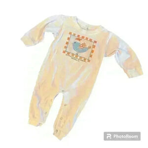 Boutique Christmas Bird  Footie Pajama Size 18-24 months Matthew 2:2